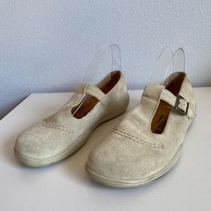 Birkenstock Footprints Casablanca Mary Jane Slip On Shoes Suede Womens Size 39 8